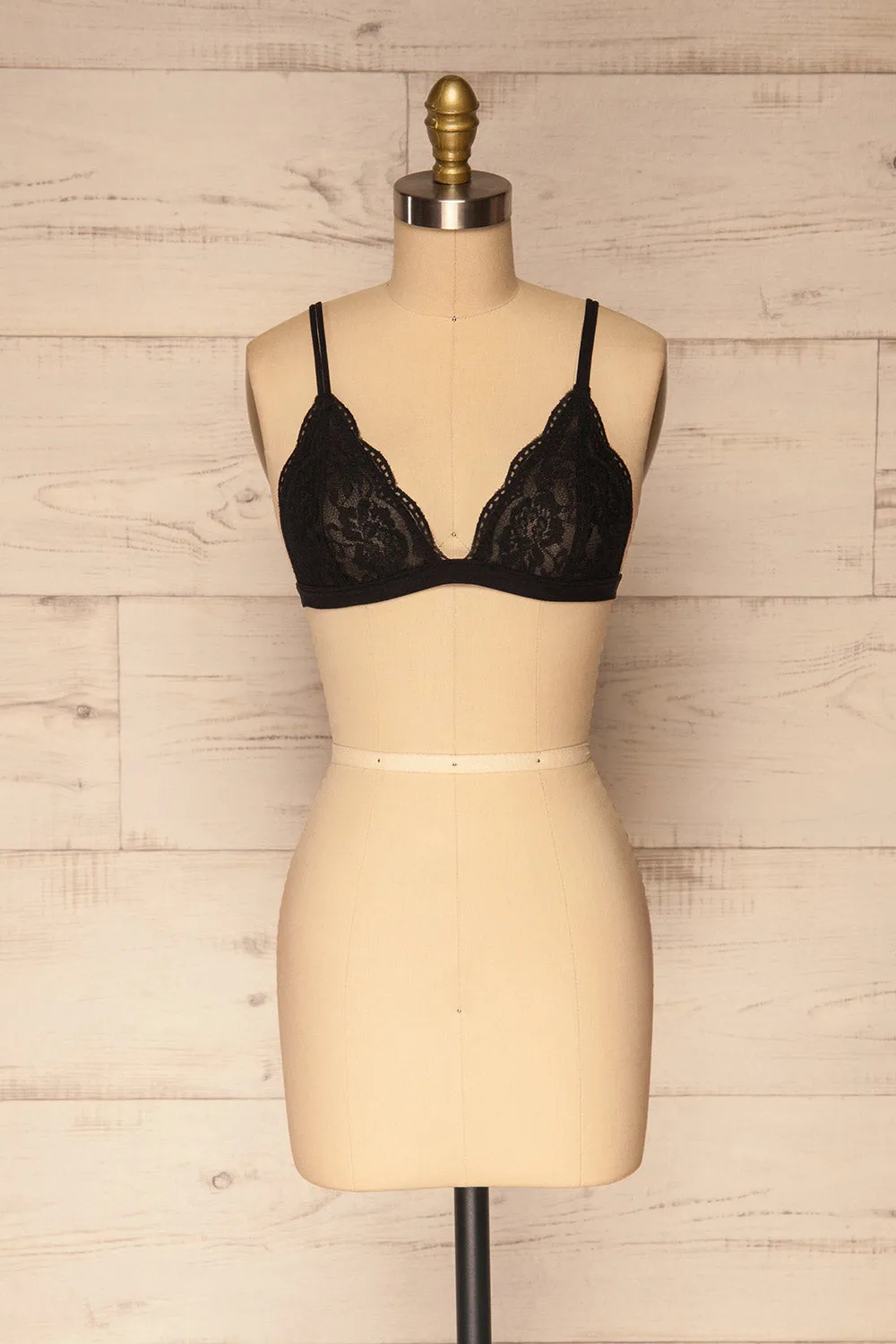 Ati Black | Lace Bralette sold by Boutique 1861