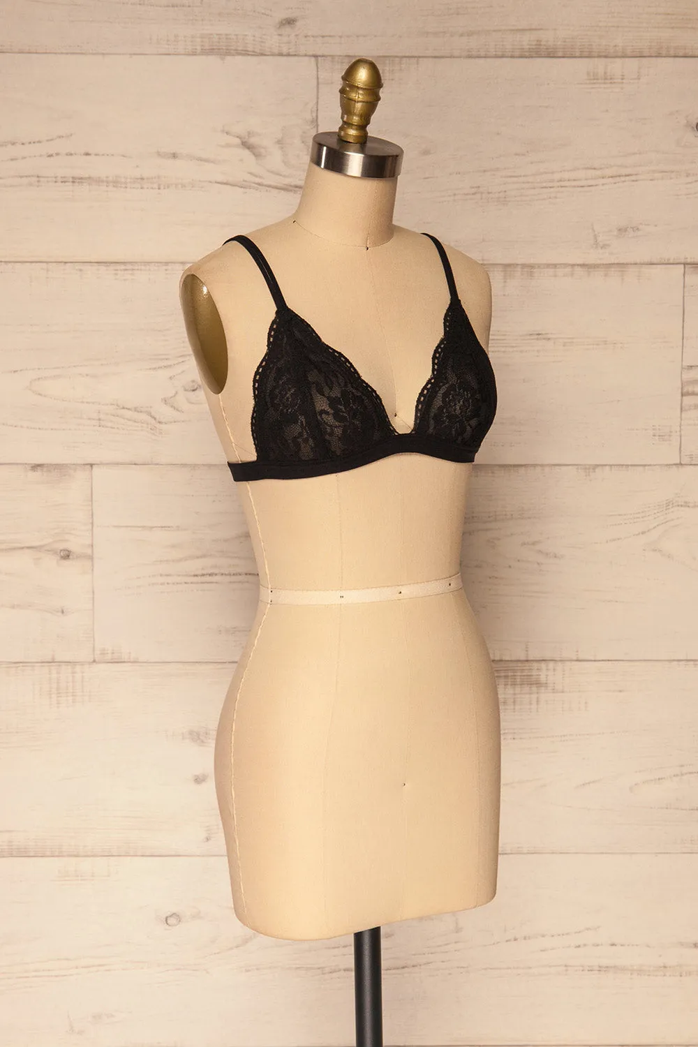 Ati Black | Lace Bralette sold by Boutique 1861 product image thumbnail 3