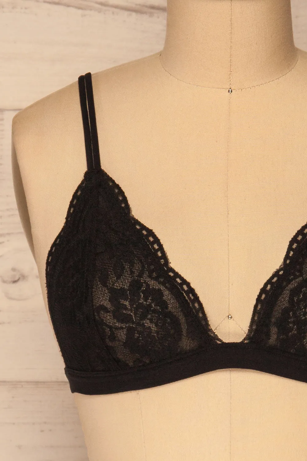 Ati Black | Lace Bralette sold by Boutique 1861 product image thumbnail 2