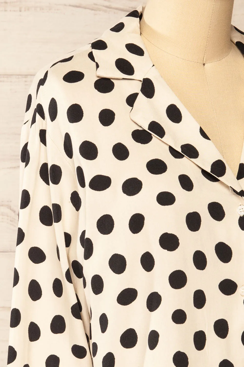 Aalborg | Long Sleeve Blouse w/ Polka Dots sold by Boutique 1861 product image thumbnail 4