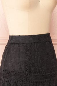 Knauttia | Floral Embroidered Mesh Skirt sold by Boutique 1861