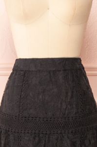 Knauttia | Floral Embroidered Mesh Skirt sold by Boutique 1861