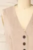 Caluire | Cropped Beige Waistcoat sold by Boutique 1861