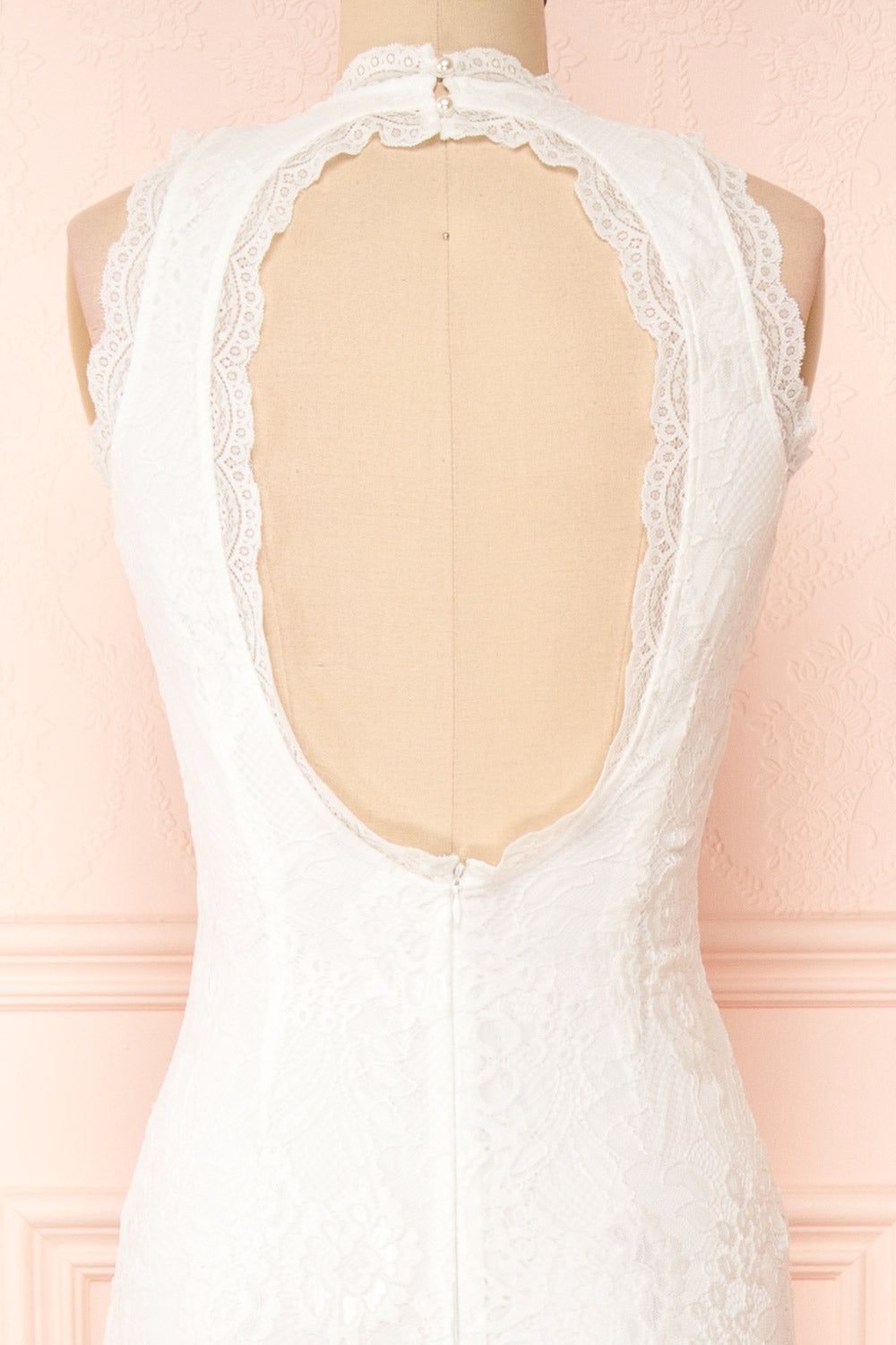 Patsy | White Lace Wedding Dress w/ Open-Back sold by Boutique 1861 product image thumbnail 2