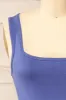Brutus Purple | Square Neck Cropped Cami sold by Boutique 1861