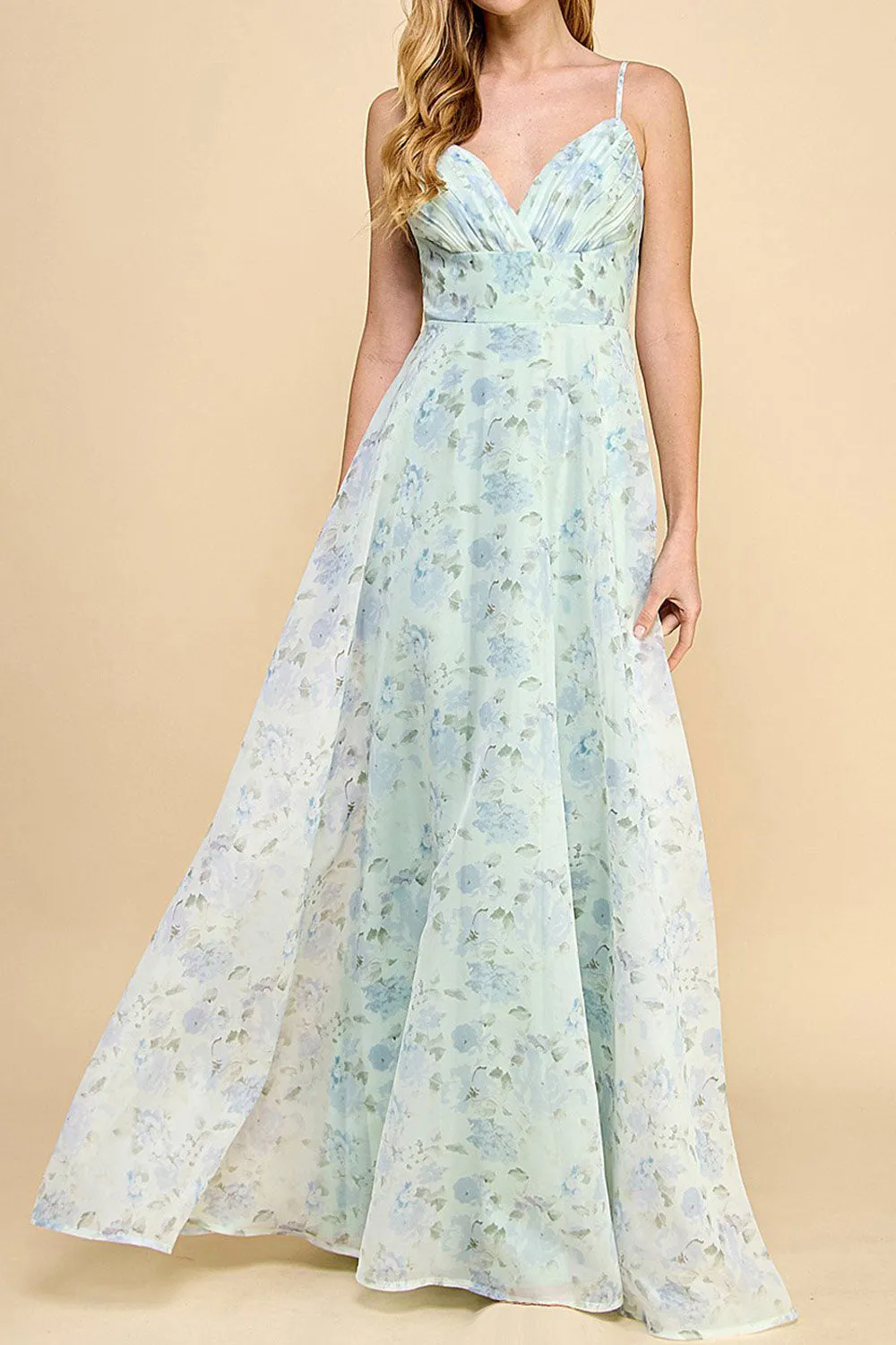 Taeyeon Mint | Floral Maxi Dress sold by Boutique 1861 product image thumbnail 2