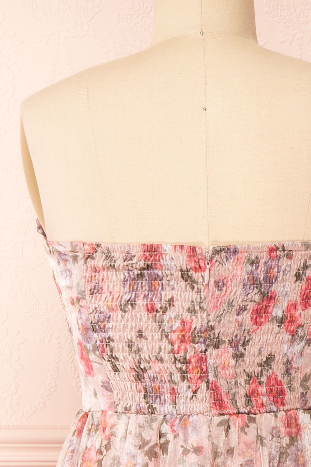 Katara | Bustier Floral Midi Dress w/ Removable Straps sold by Boutique 1861 product image thumbnail 9