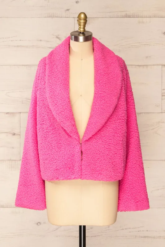 Roquetas Pink | Fleece Jacket sold by Boutique 1861