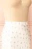 Ewilan | Long Ivory Satin Floral Skirt sold by Boutique 1861
