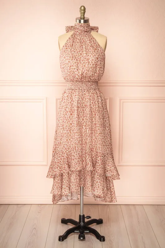 Walamine | Long Cheetah Printed Dress sold by Boutique 1861