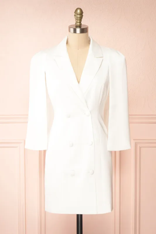 Charlene | Cape Blazer Dress sold by Boutique 1861