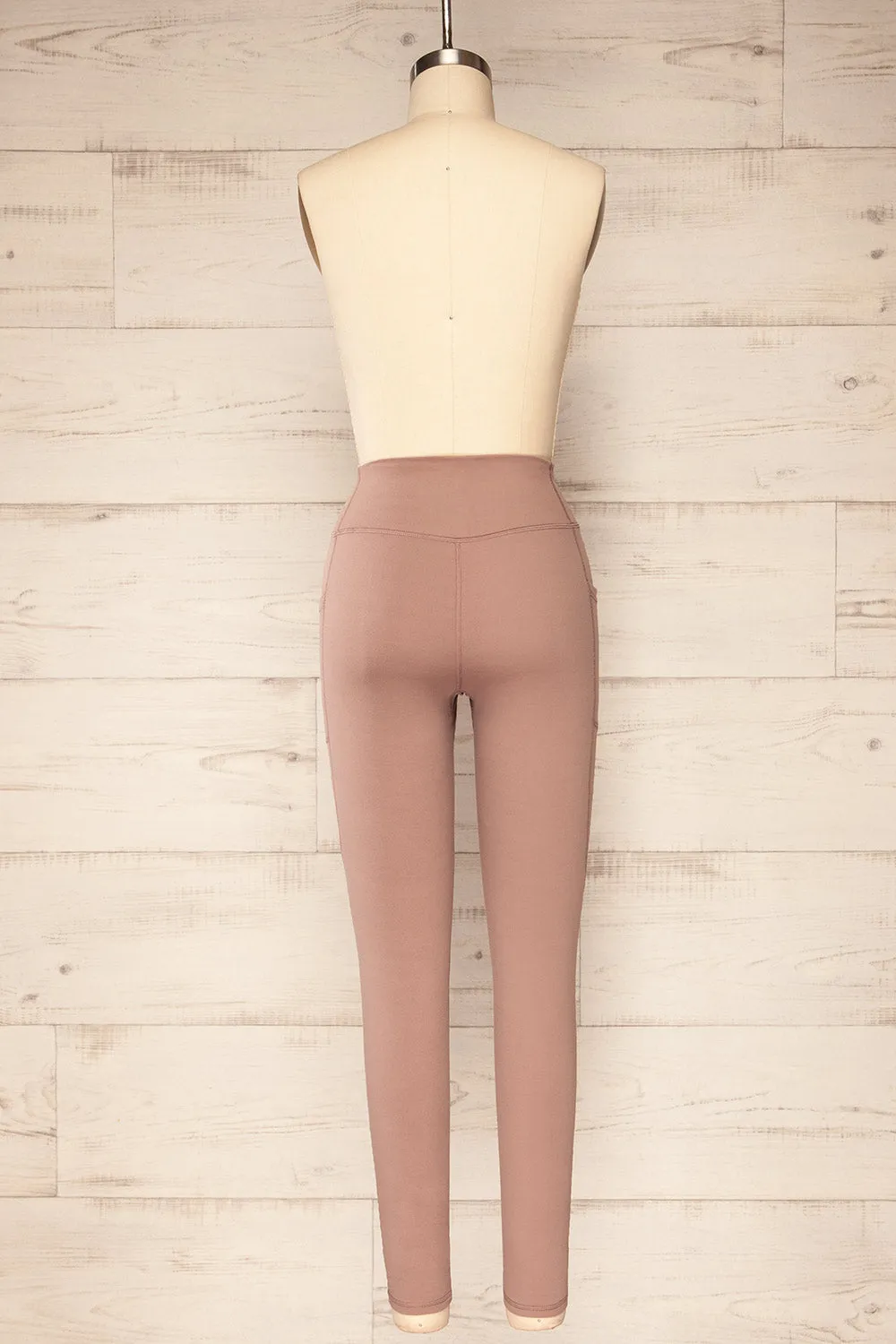 Valmiera | Mauve Athletic Leggings sold by Boutique 1861 product image thumbnail 5