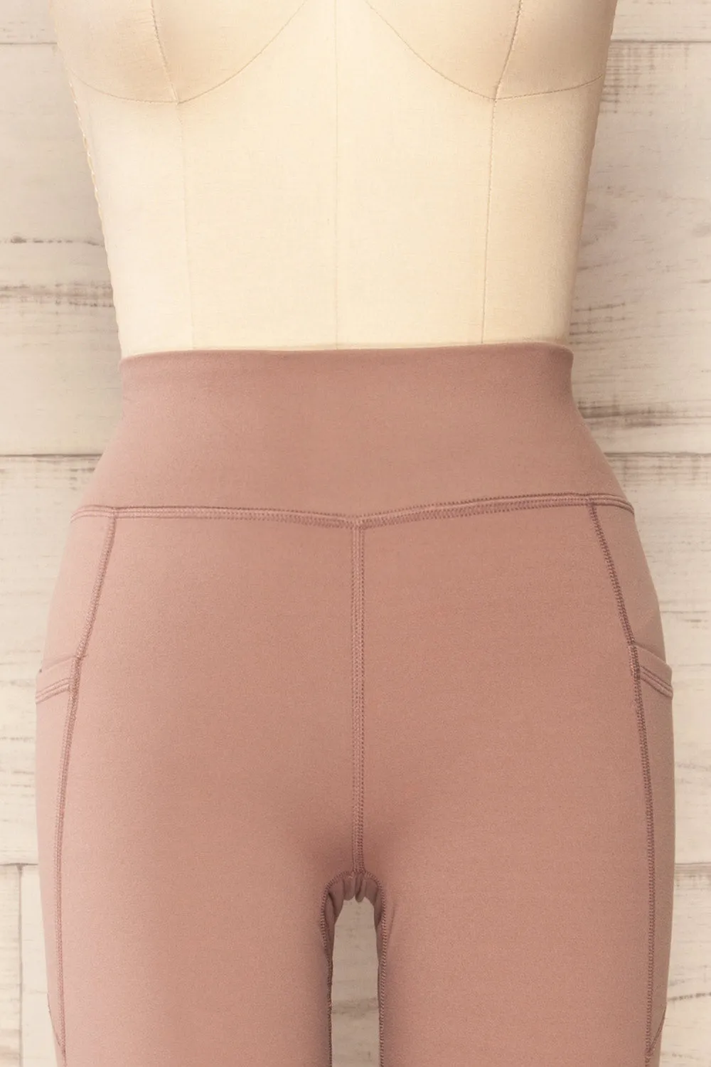 Valmiera | Mauve Athletic Leggings sold by Boutique 1861 product image thumbnail 2