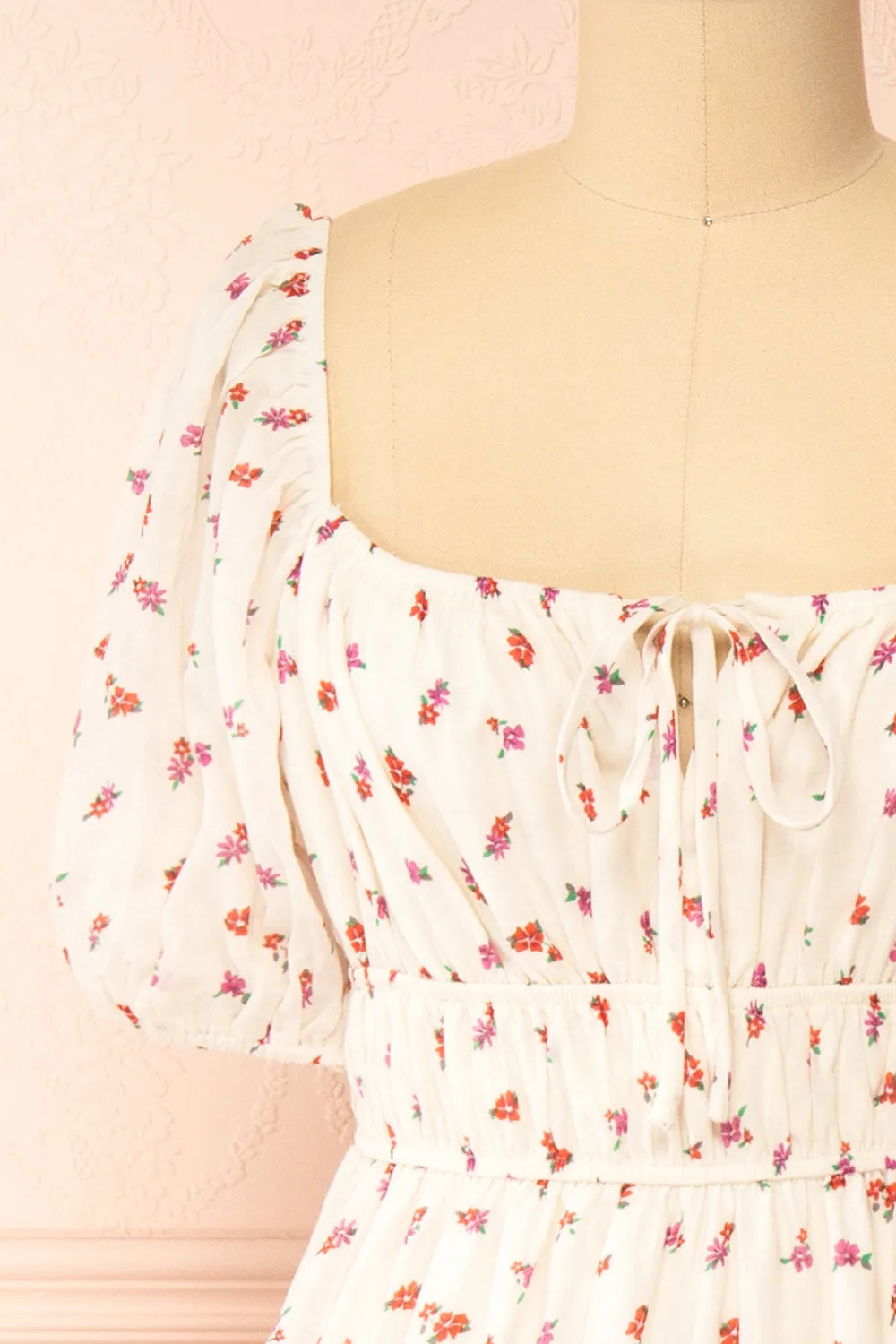 Soraya Ivory | Maxi Dress w/ Floral Pattern sold by Boutique 1861 product image thumbnail 2