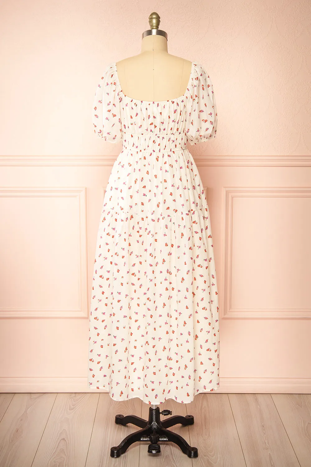 Soraya Ivory | Maxi Dress w/ Floral Pattern sold by Boutique 1861 product image thumbnail 5