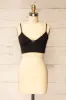 Lustleigh Black | Cropped Ruched Camisole sold by Boutique 1861