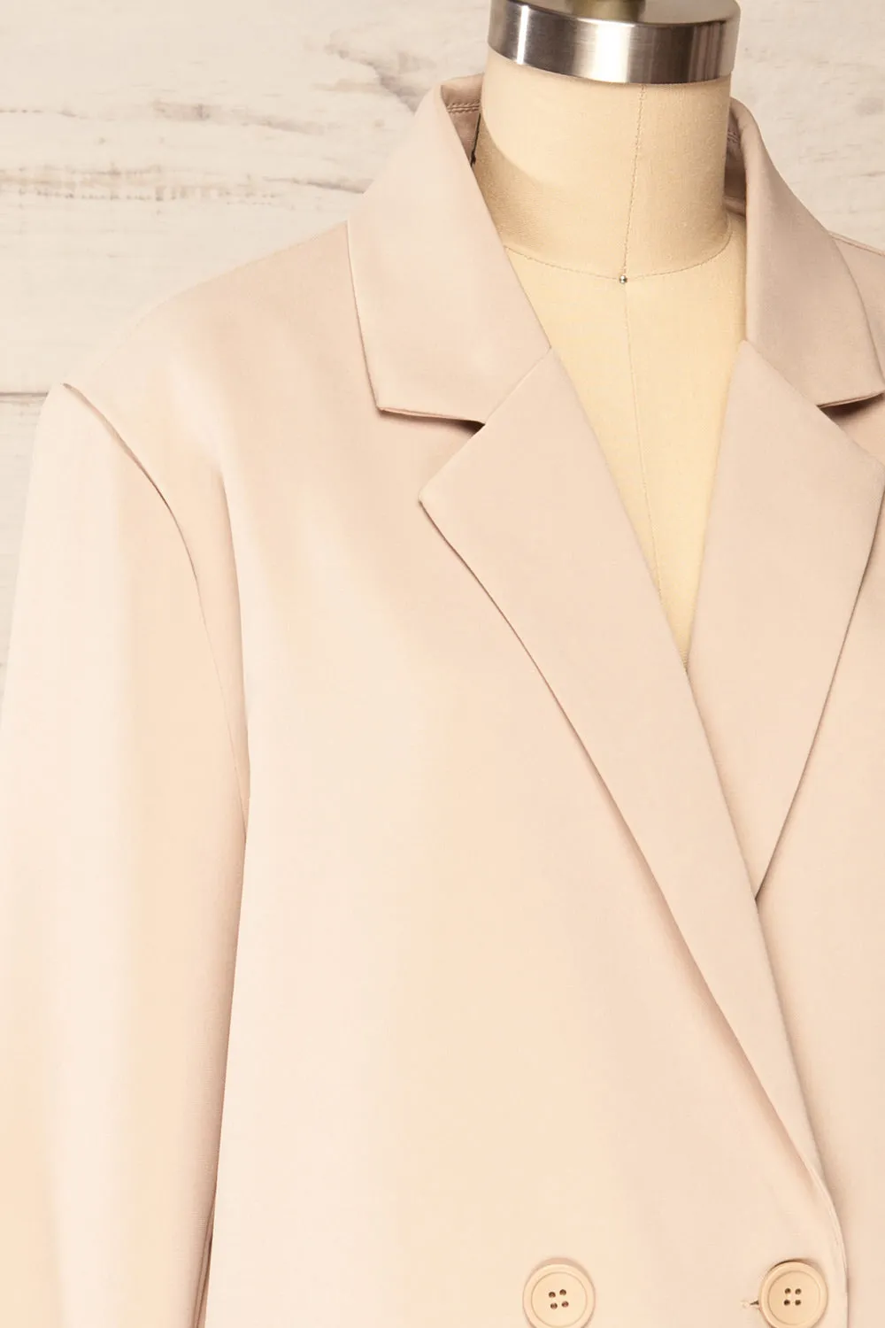 Marousi Beige | Oversized Blazer sold by Boutique 1861 product image thumbnail 5