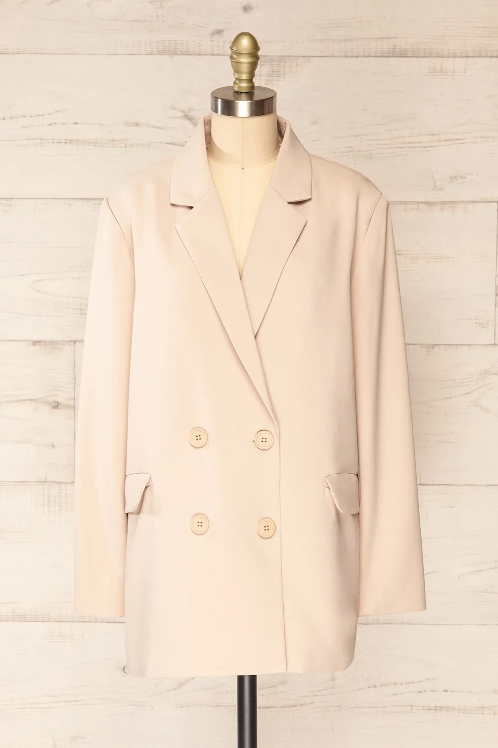 Marousi Beige | Oversized Blazer sold by Boutique 1861
