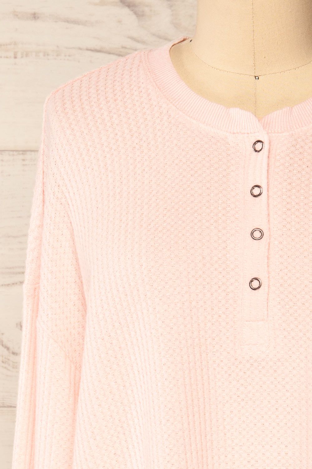 Hernyx | Long Sleeve Henley Top sold by Boutique 1861 product image thumbnail 2