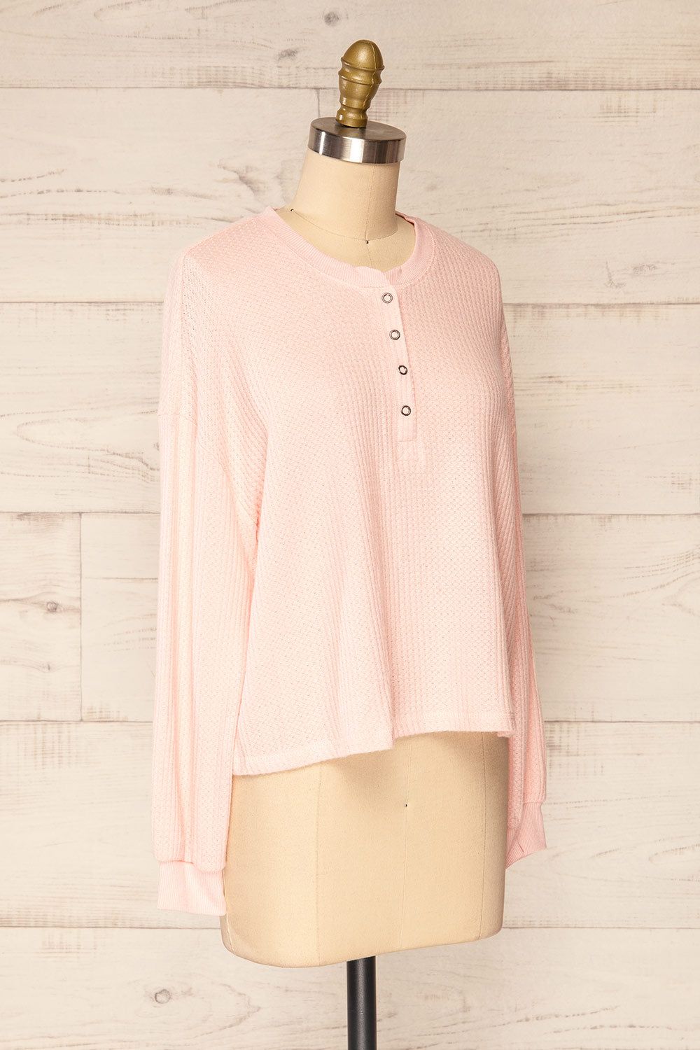 Hernyx | Long Sleeve Henley Top sold by Boutique 1861 product image thumbnail 3