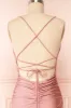 Sonia Blush | Mermaid Maxi Dress with Slit sold by Boutique 1861