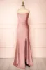 Sonia Blush | Mermaid Maxi Dress with Slit sold by Boutique 1861