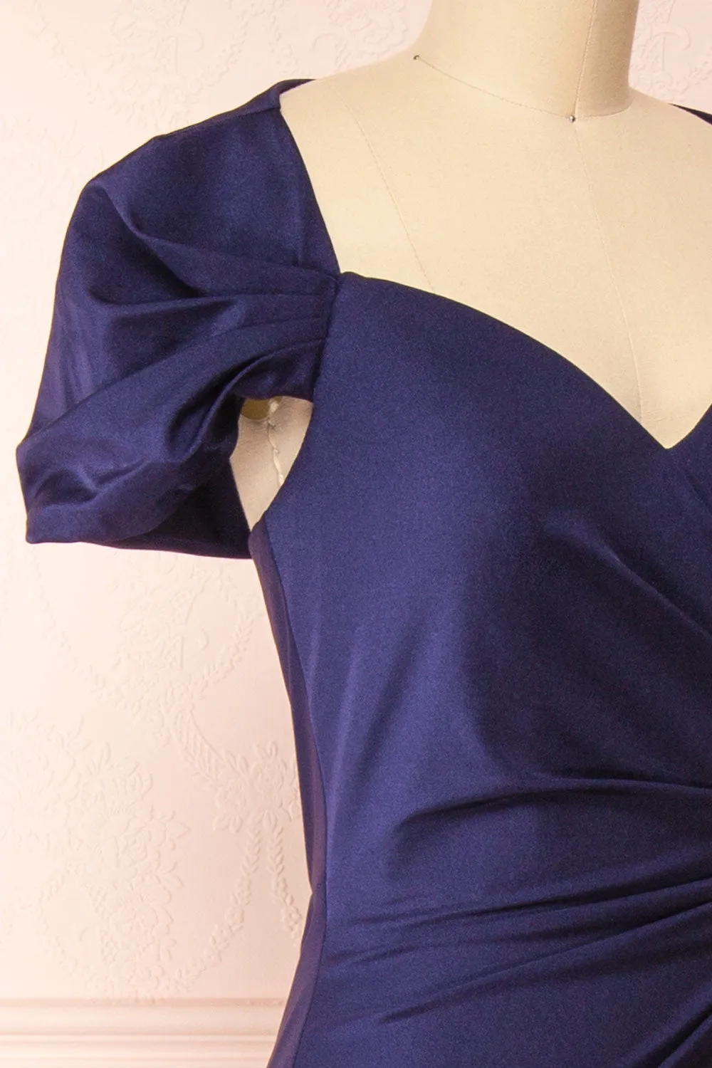 Karelle Navy | Mermaid Maxi Dress w/ Bolero sold by Boutique 1861 product image thumbnail 4