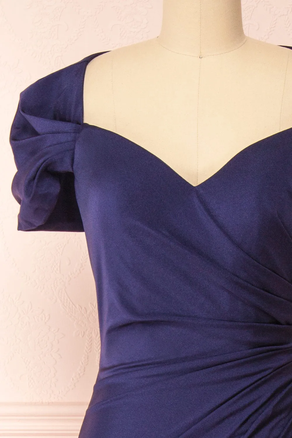 Karelle Navy | Mermaid Maxi Dress w/ Bolero sold by Boutique 1861 product image thumbnail 2