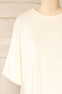 Cyli Cream | Crew Neck Oversized T-Shirt sold by Boutique 1861