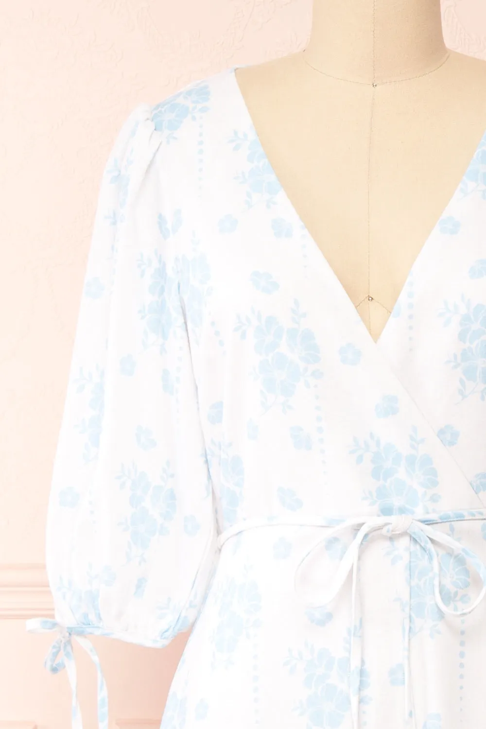 Helike | White Floral Midi Dress sold by Boutique 1861 product image thumbnail 3