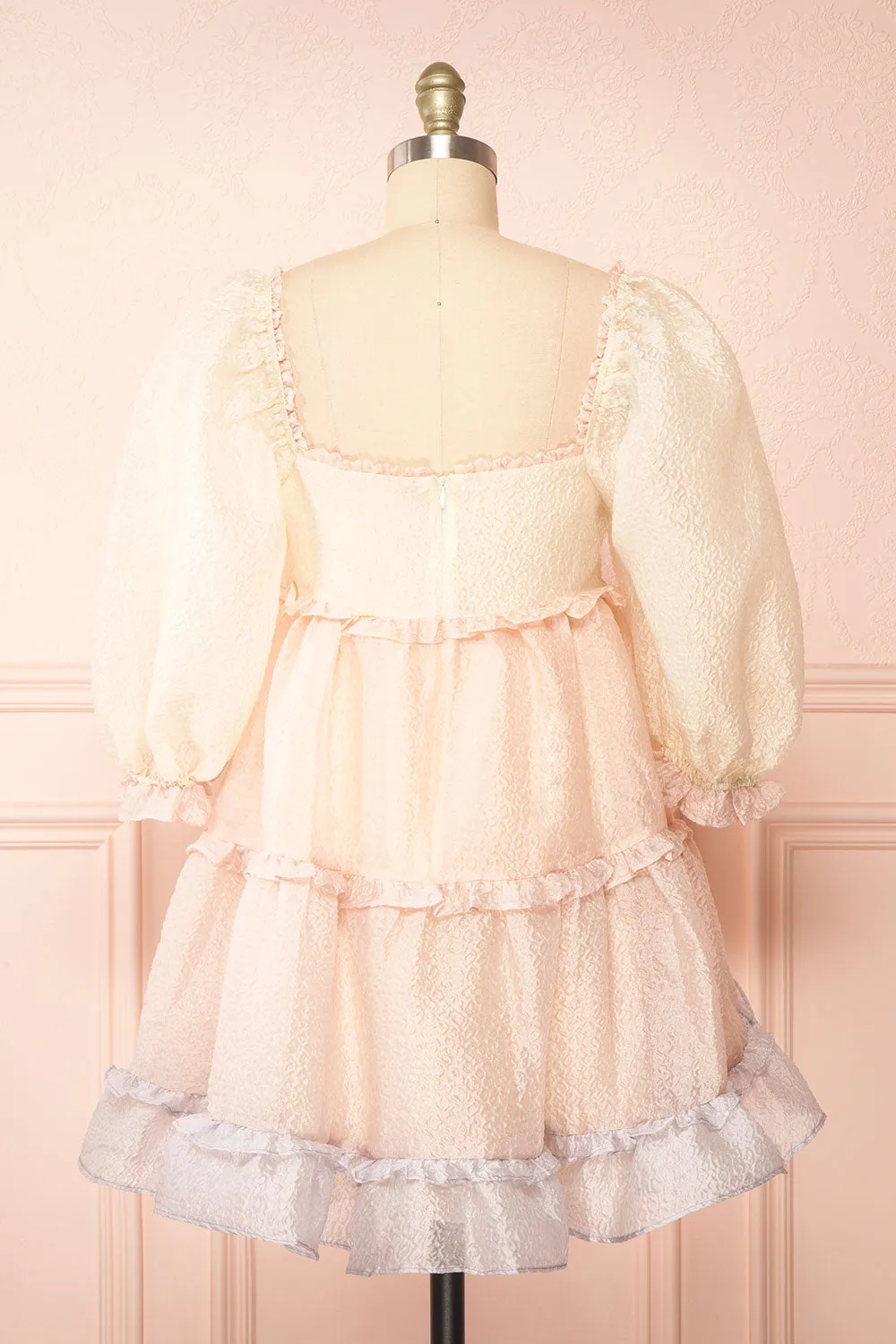 Kemlie | Short Multicolor Layered Dress w/ Ruffles sold by Boutique 1861 product image thumbnail 4