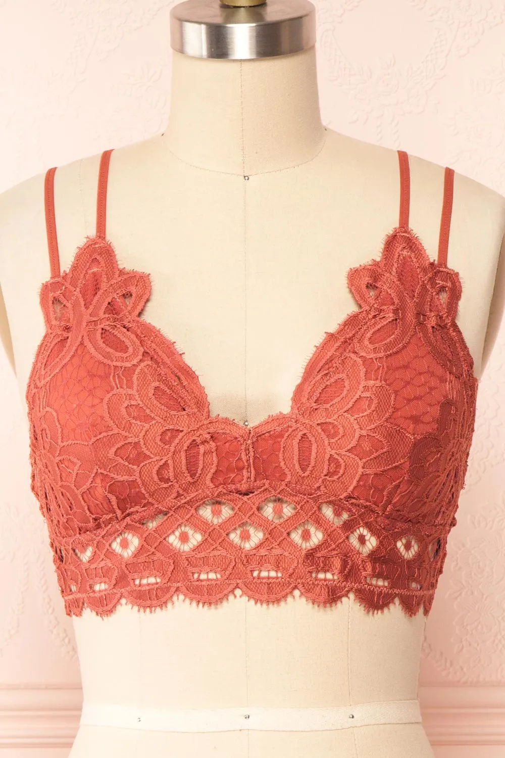 Niken Rust | Lace Bralette sold by Boutique 1861 product image thumbnail 2