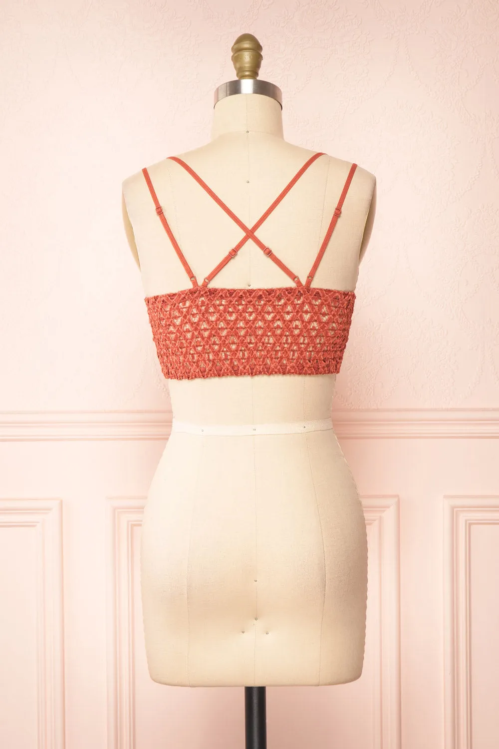 Niken Rust | Lace Bralette sold by Boutique 1861 product image thumbnail 5