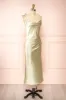 Elyse Sage | Cowl Neck Midi Dress sold by Boutique 1861