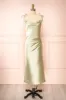 Elyse Sage | Cowl Neck Midi Dress sold by Boutique 1861