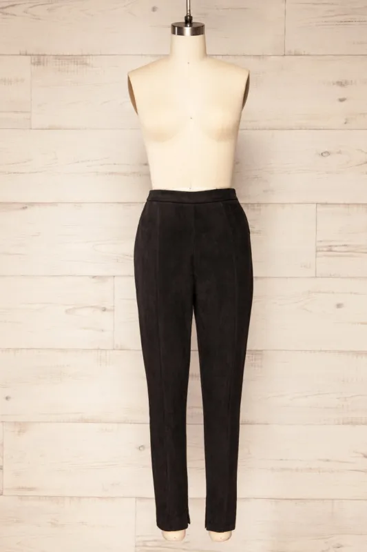 Assieni Black | Straight Leg Pants sold by Boutique 1861