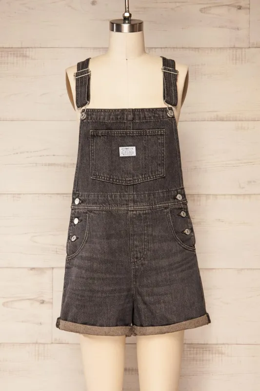 Gramenet Black | Black Shortalls sold by Boutique 1861