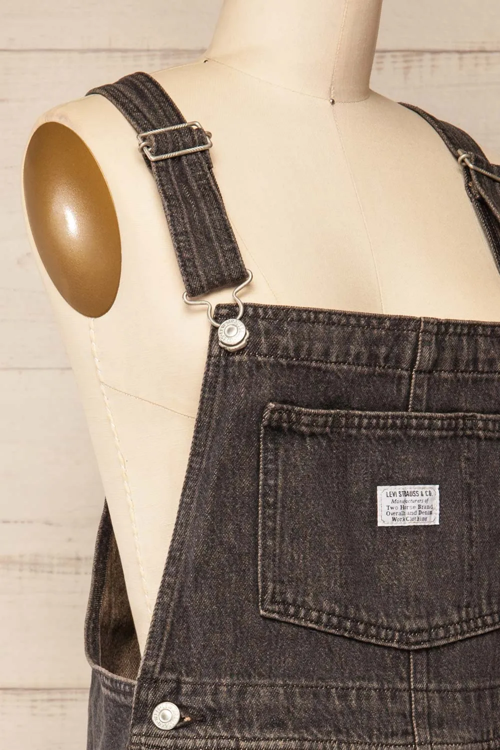 Gramenet Black | Black Shortalls sold by Boutique 1861 product image thumbnail 4