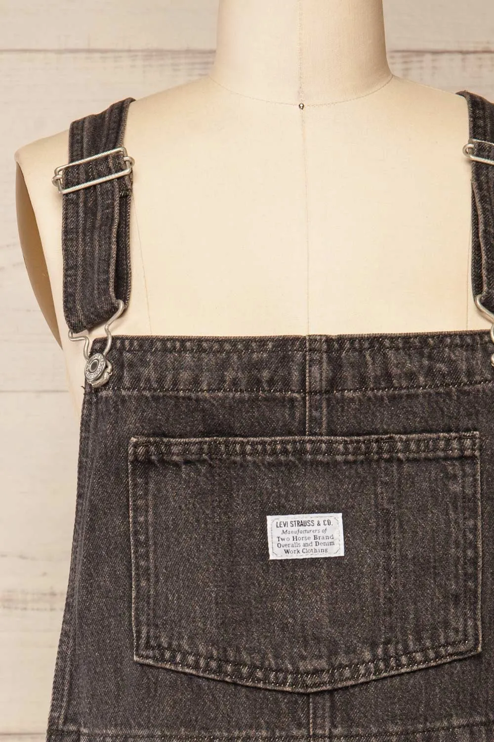 Gramenet Black | Black Shortalls sold by Boutique 1861 product image thumbnail 2