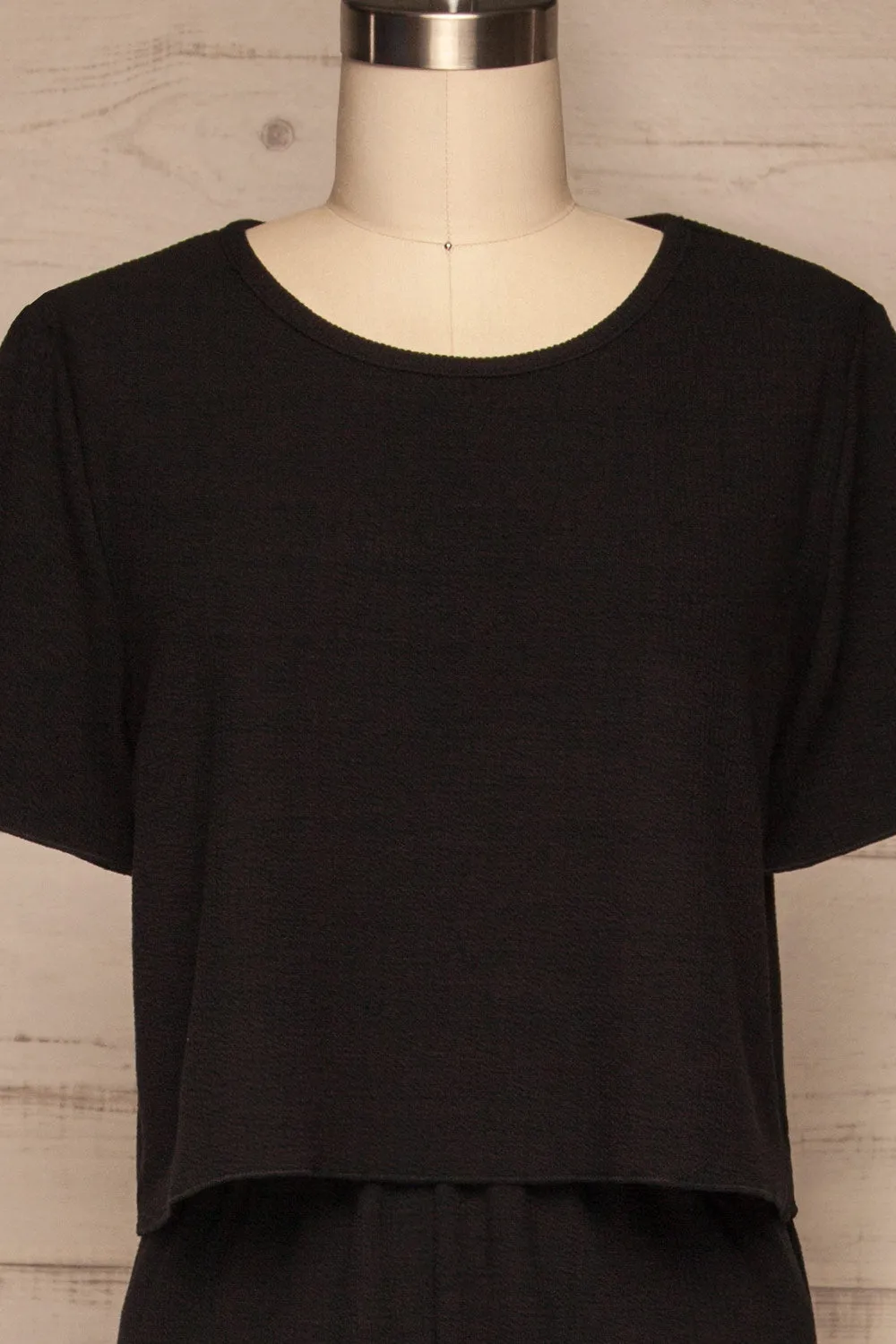 Set Beja Black | T-Shirt & Shorts sold by Boutique 1861 product image thumbnail 3