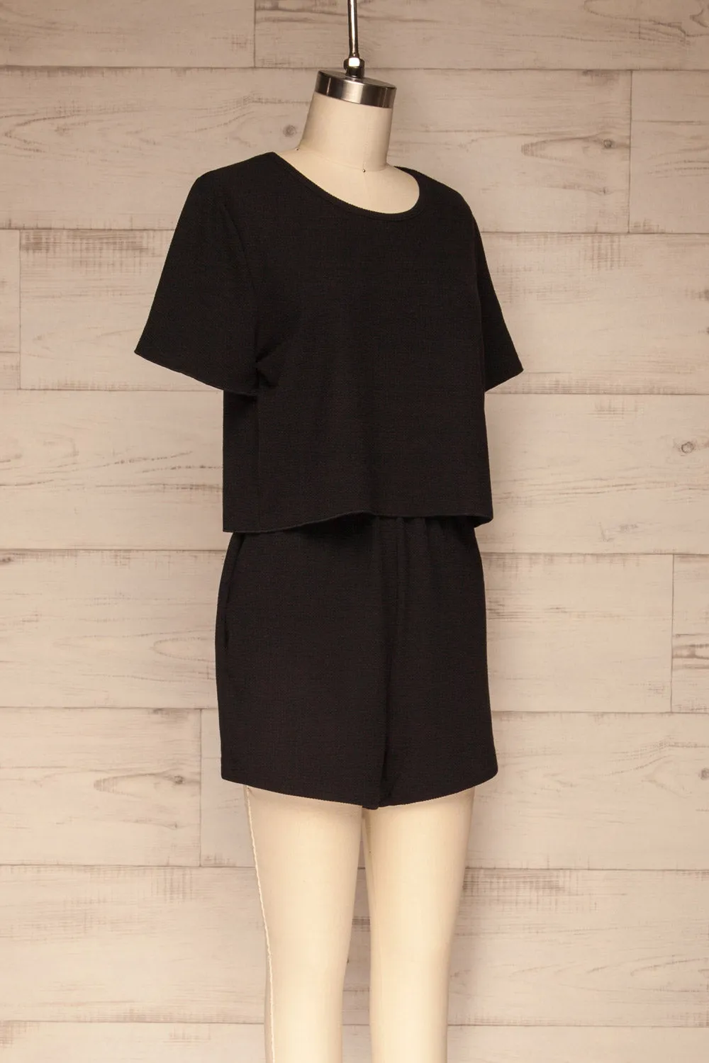 Set Beja Black | T-Shirt & Shorts sold by Boutique 1861 product image thumbnail 4