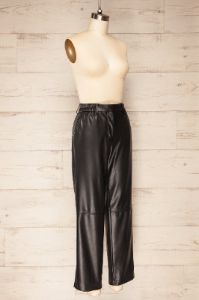 Vlasotince | Faux Leather Straight Leg Pants sold by Boutique 1861