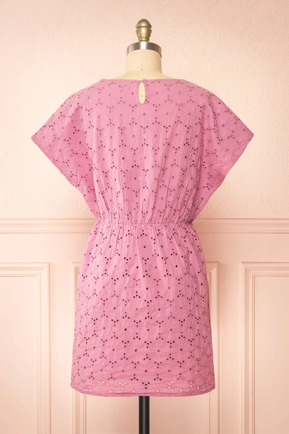 Jonesy | Short Pink Floral Dress sold by Boutique 1861 product image thumbnail 5