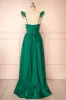 Phyllosia Green | Maxi Dress w/ Ruffles sold by Boutique 1861