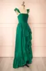 Phyllosia Green | Maxi Dress w/ Ruffles sold by Boutique 1861