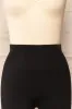 Quorena Black | High-Waisted Ribbed Leggings sold by Boutique 1861