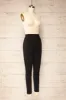 Quorena Black | High-Waisted Ribbed Leggings sold by Boutique 1861