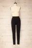 Quorena Black | High-Waisted Ribbed Leggings sold by Boutique 1861