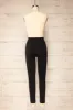 Quorena Black | High-Waisted Ribbed Leggings sold by Boutique 1861