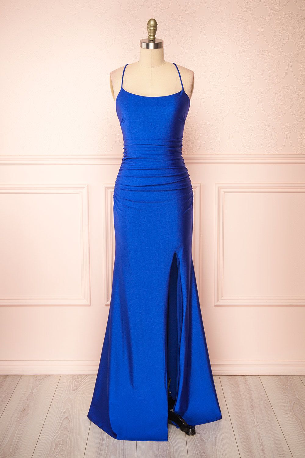 Sonia Blue | Mermaid Maxi Dress w/ Slit sold by Boutique 1861